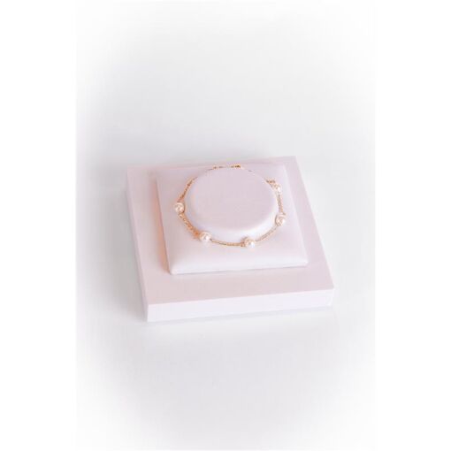 PULSEIRA ELOS PEQUENOS  COM 5 PEROLAS SHELL