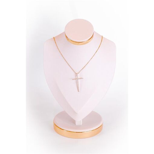 CORRENTE C/PINGENTE CRUZ 1 COLUNA CRAV.ZIRC
