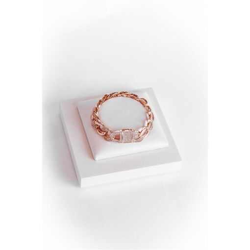 PULSEIRA ELOS LISOS CRAV.ZIRC.BRANCAS NO MEIO