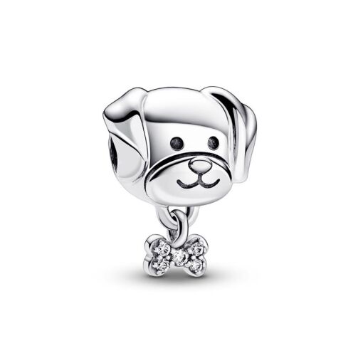 CHARM CAOZINHO E OSSO PANDORA