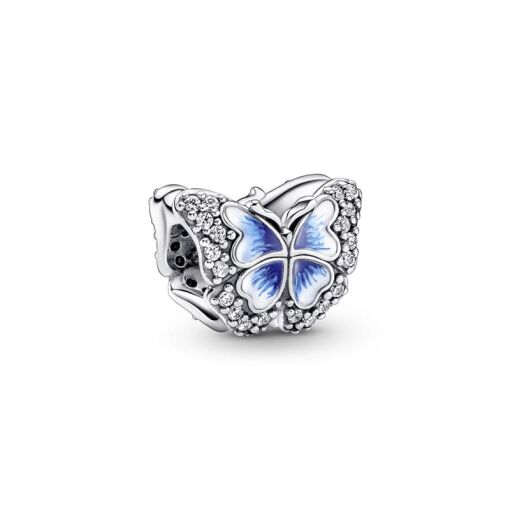 CHARM BRILHANTE BORBOLETA AZUL PANDORA