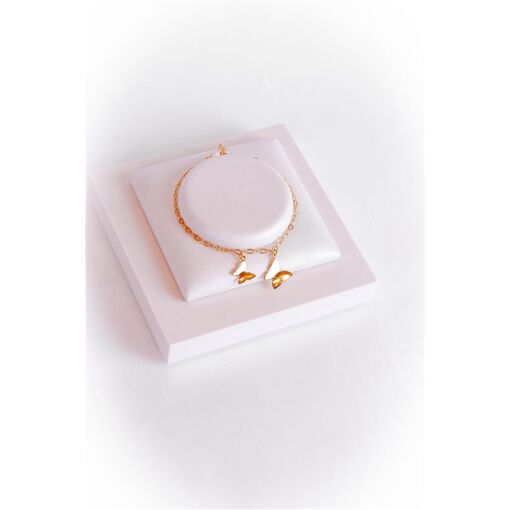 PULSEIRA ELOS OVAL DOIS PINGE BORBOLETAS