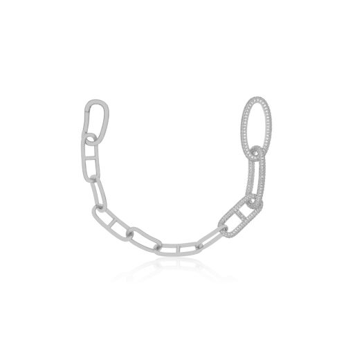PULSEIRA COM ELOS ALTERNADOS E ZIRCÔNIAS