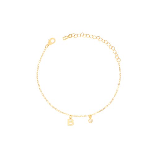 PULSEIRA LETRA "B" E PONTO DE LUZ