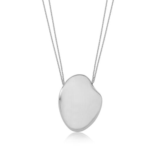 GARGANTILHA PINGENTE OVAL IRREGULAR