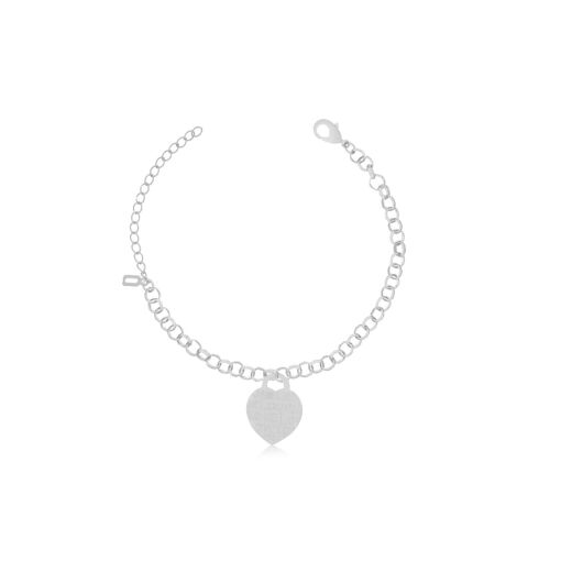 PULSEIRA COM CORAÇÃO ESCRITO "LOVE"