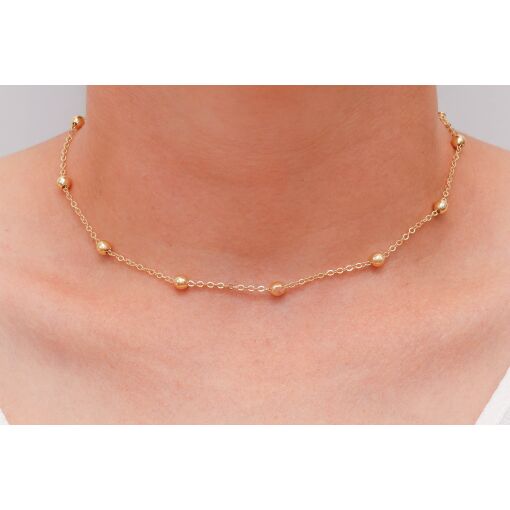 CHOKER COM ESFERAS