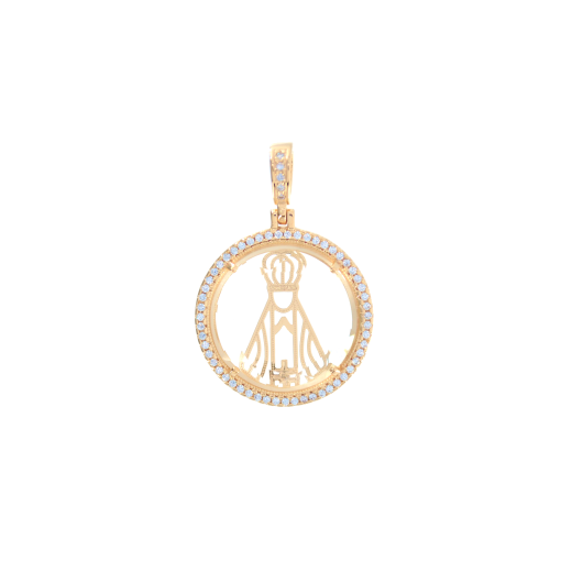 PINGENTE NOSSA SENHORA APARECIDA COM CRISTAL