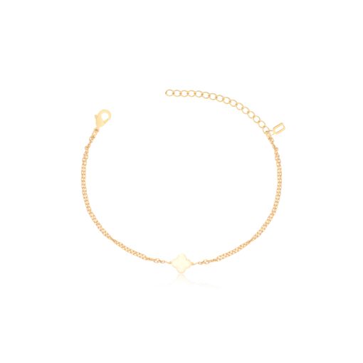 PULSEIRA COM TREVO DE PÉROLA