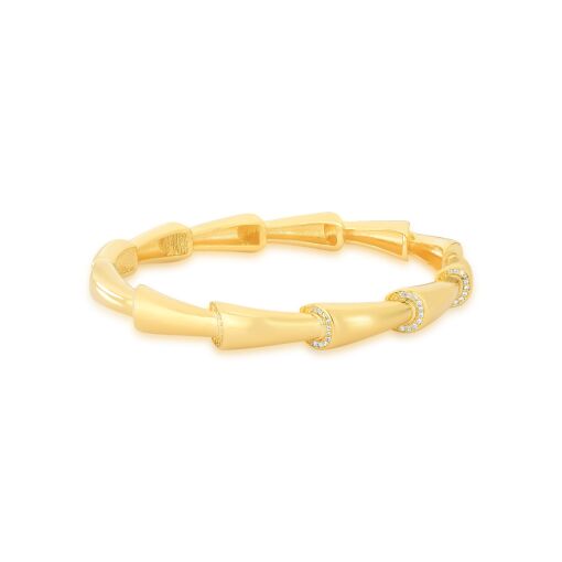 PULSEIRA BRACELETE TRABALHADO COM DETALHES EM ZIRCÔNIA
