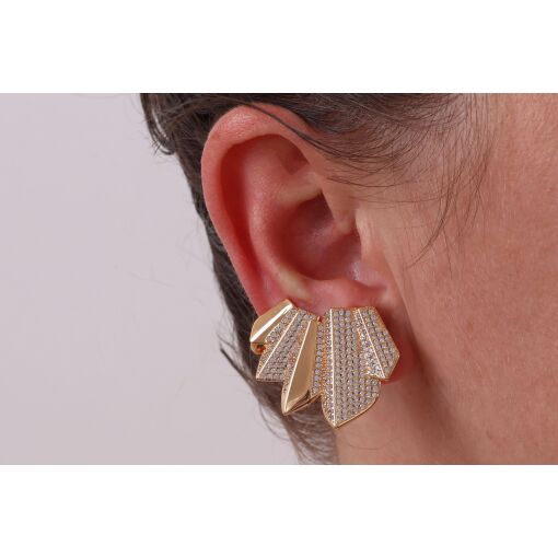 BRINCO EAR CUFF COM ZIRCÔNIAS