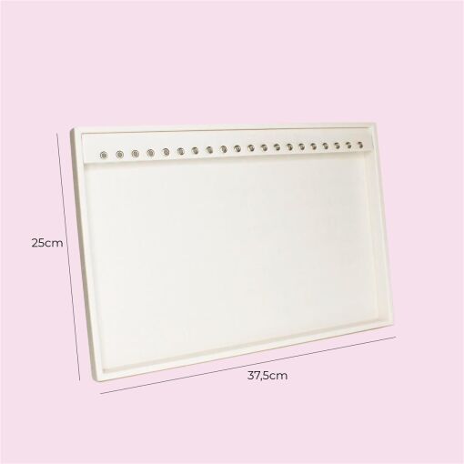 BANDEJA PARA PULSEIRAS FACTO OFF-WHITE 25X37,5CM