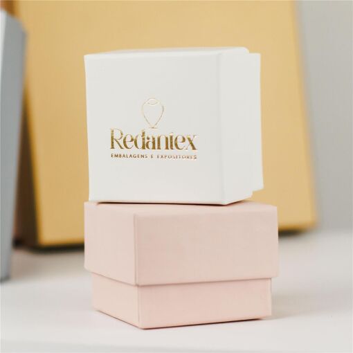 CAIXA RIGIDA 05X05CM PERSONALIZADA VALOR UNITÁRIO P/300 UN