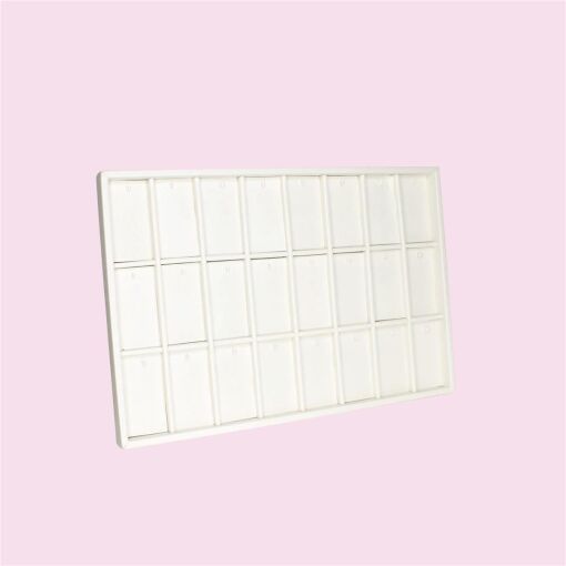 BANDEJA 24 ESPAÇOS COM CARTELA FACTO OFF-WHITE 25X37,5CM