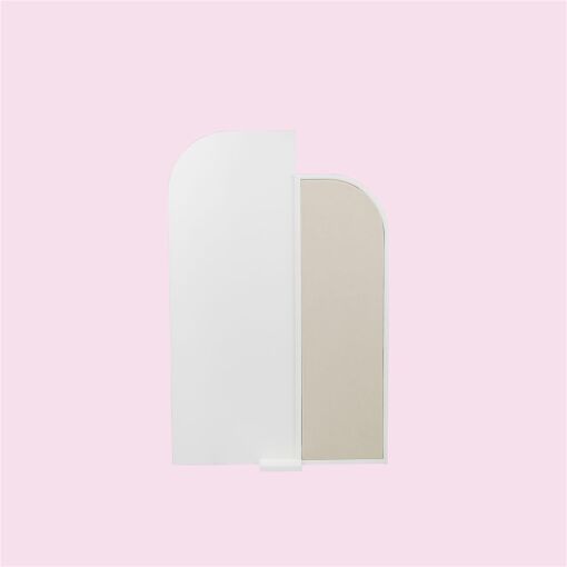 FUNDO ARREDONDADO PARA VITRINE PÉROLA
