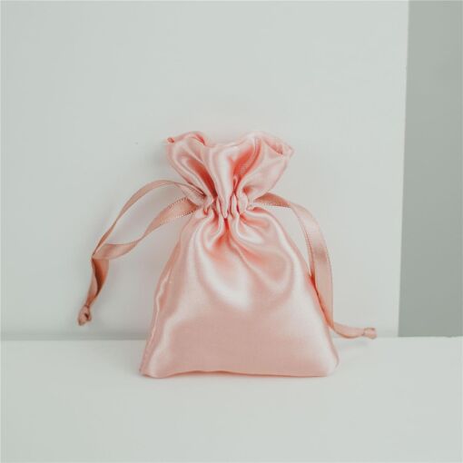 SAQUINHO CETIM 08X11CM ROSE LISO PCT 10 UNIDADES