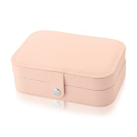 Porta-Joias em Courino na Cor Rosa