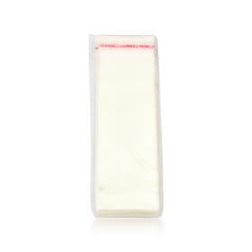 Saquinho de Plástico Auto Colante 100 Unidades 12cmx5cm
