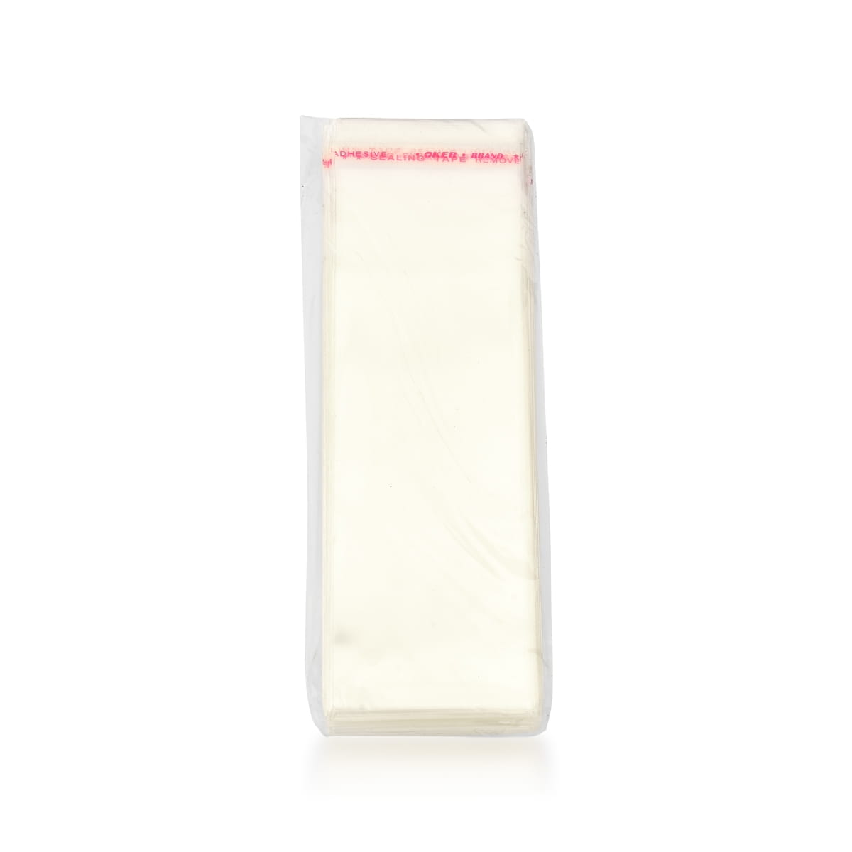 Saquinho de Plástico Auto Colante 100 Unidades 12cmx5cm