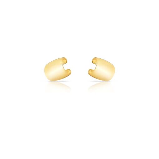PIERCING DE ORELHA CURVO BANHADO A OURO