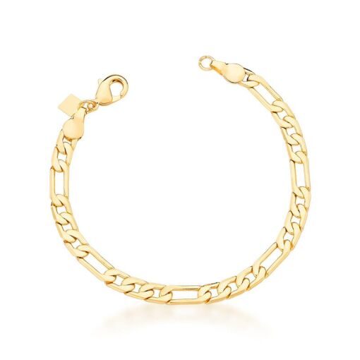 PULSEIRA  MALHA 3 EM 1 LISA BANHADA A OURO