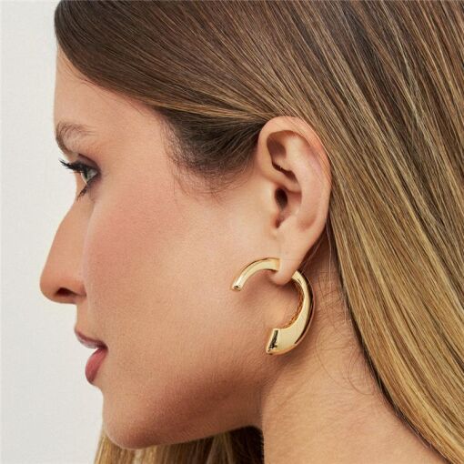 BRINCO EAR JACKET CURVO E LISO